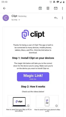 Clipt android App screenshot 2